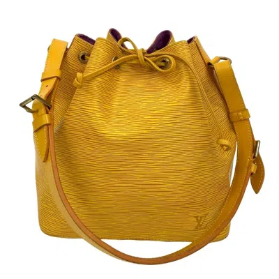 Pre-owned Louis Vuitton Yellow Epi Leather Shoulder Bag ()