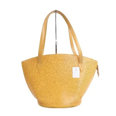 Pre-owned Louis Vuitton Yellow Epi Leather Tote Bag ()
