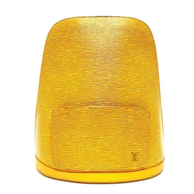 Pre-owned Louis Vuitton Yellow Leather Backpack ()