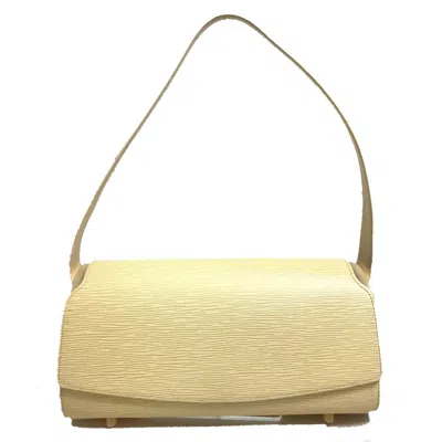 Pre-owned Louis Vuitton Yellow Leather Shoulder Bag ()