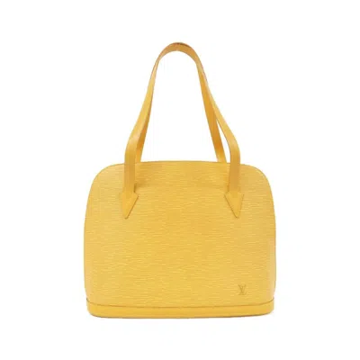 Pre-owned Louis Vuitton Yellow Leather Shoulder Bag ()