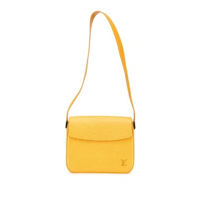 Pre-owned Louis Vuitton Yellow Leather Shoulder Bag ()