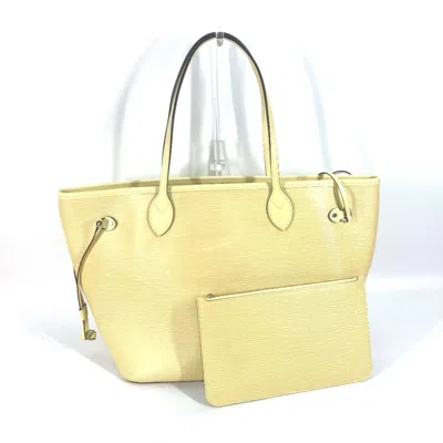Pre-owned Louis Vuitton Yellow Leather Tote Bag ()