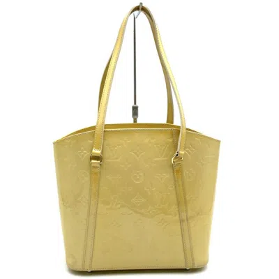 Pre-owned Louis Vuitton Yellow Vernis Tote Bag ()