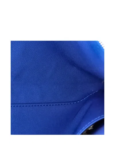 Pre-owned Louis Vuitton Zip Around Pochette Jour Damier Graphite Gm Clutch Bag In Black