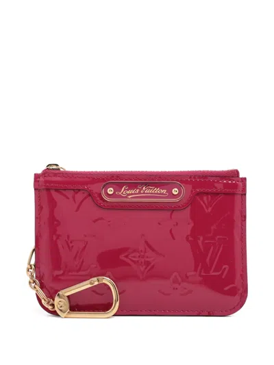 Pre-owned Louis Vuitton Zipped Key Pouch In Pink