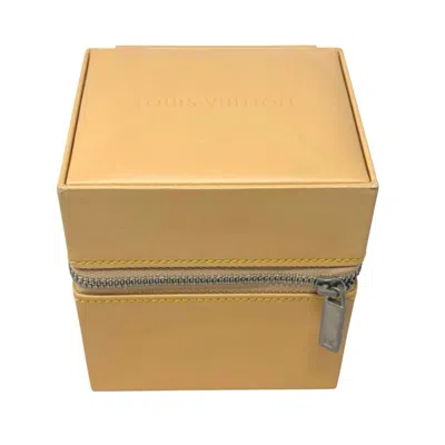 Pre-owned Louis Vuitton Zipper Watch Box In Brown