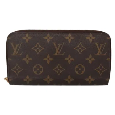 Pre-owned Louis Vuitton Zippy Brown Canvas Wallet  ()