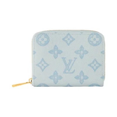 Pre-owned Louis Vuitton Zippy Coin Purse 'monogram Origine Bleu Courrier Canvas' | Blue | Women's Size Onesize