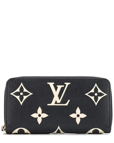 Pre-owned Louis Vuitton Zippy Wallet Bicolor Monogram Empreinte Giant (authentic Pre-loved)