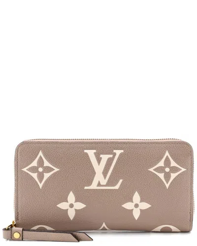 Pre-owned Louis Vuitton Zippy Wallet Bicolor Monogram Empreinte Giant (authentic Pre-loved)