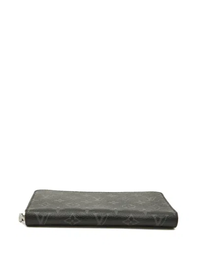 Pre-owned Louis Vuitton Zippy Wallet In Black