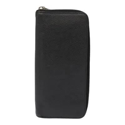 Pre-owned Louis Vuitton Zippy Wallet Black Leather Wallet  ()