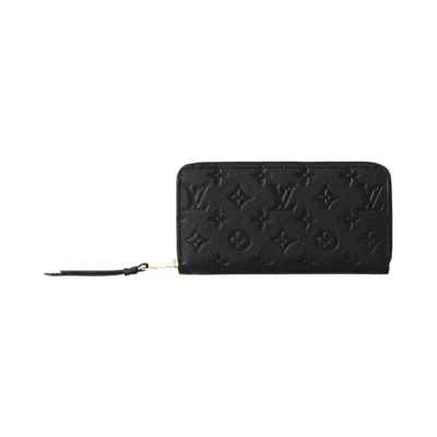 Pre-owned Louis Vuitton Zippy Wallet 'black Monogram Embossed Empreinte Cowhide Leather' | Women's Size Onesiz