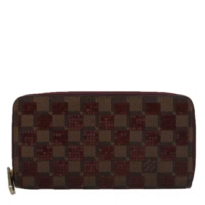 Pre-owned Louis Vuitton Zippy Wallet Brown Canvas Wallet  ()