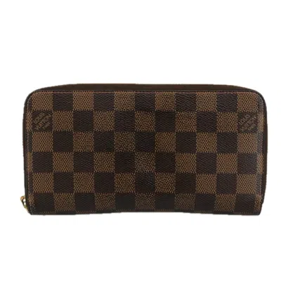 Pre-owned Louis Vuitton Zippy Wallet Brown Canvas Wallet  ()