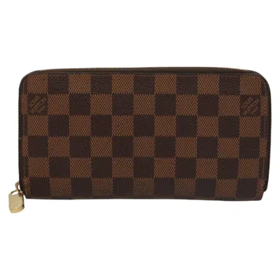 Pre-owned Louis Vuitton Zippy Wallet Brown Canvas Wallet  ()