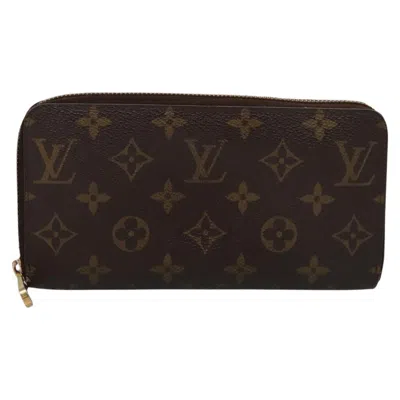 Pre-owned Louis Vuitton Zippy Wallet Brown Canvas Wallet  ()