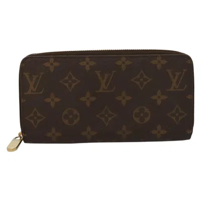 Pre-owned Louis Vuitton Zippy Wallet Brown Canvas Wallet  ()