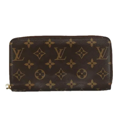 Pre-owned Louis Vuitton Zippy Wallet Brown Canvas Wallet  ()