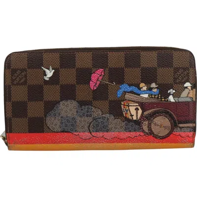 Pre-owned Louis Vuitton Zippy Wallet Brown Canvas Wallet  ()