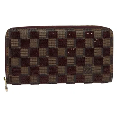 Pre-owned Louis Vuitton Zippy Wallet Brown Canvas Wallet  ()