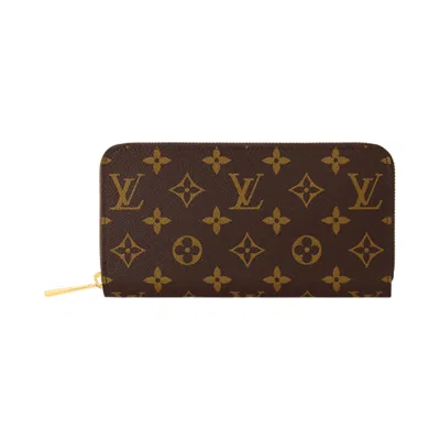 Pre-owned Louis Vuitton Zippy Wallet 'coquelicot Red/brown Monogram Canvas' | Women's Size Onesize
