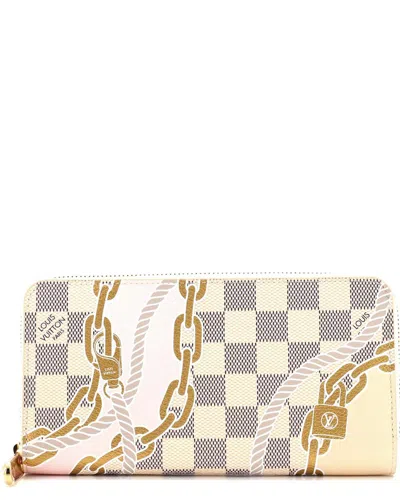 Pre-owned Louis Vuitton Zippy Wallet Limited Edition Nautical Damier (authentic Pre-loved)