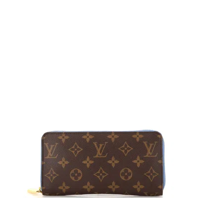 Pre-owned Louis Vuitton Zippy Wallet Monogram Canvas In Brown