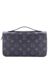Louis Vuitton Zippy Wallet Monogram Eclipse Xl (authentic Pre-loved)