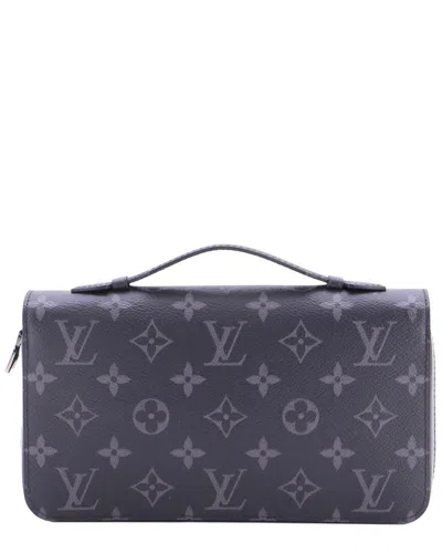 Louis Vuitton Zippy Wallet Monogram Eclipse Xl (authentic Pre-loved)