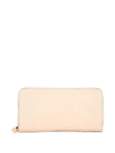 Pre-owned Louis Vuitton Zippy Wallet Monogram Empreinte Leather Small Wallets In Neutrals
