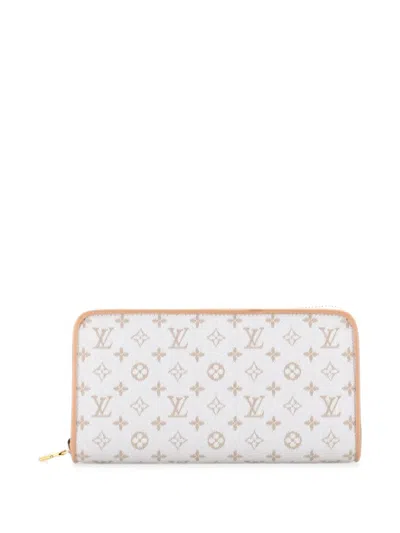 Pre-owned Louis Vuitton Zippy Wallet Monogram Mini Mastic Canvas Small Wallets In Neutrals