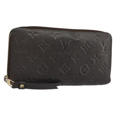 Pre-owned Louis Vuitton Zippy Wallet Nm Leather Empreinte Brown Leather Wallets Accessory ()