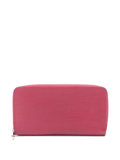 Pre-owned Louis Vuitton Zippy Wallet In Pink