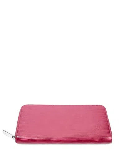 Pre-owned Louis Vuitton Zippy Wallet In Pink