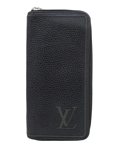 Louis Vuitton Zippy Wallet Vertical Black Leather (authentic Pre-loved)
