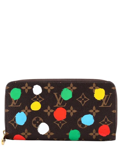 Louis Vuitton Zippy Wallet Yayoi Kusama Painted Dots Monogram (authentic Pre-  Loved)