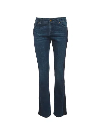 Pre-owned Louis Vuitton Zip-up Skinny Jeans In Blue