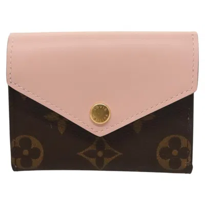 Pre-owned Louis Vuitton Zoé Canvas Wallet () In Brown