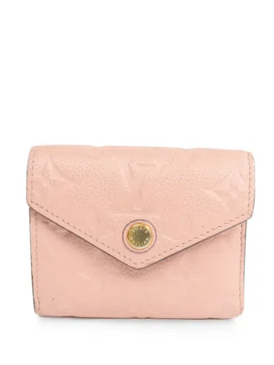 Pre-owned Louis Vuitton Zoe Monogram Wallet In Pink