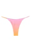 Louisa Ballou Gradient-effect Bikini Bottoms In Pink