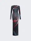 Louisa Ballou High Tide Printed Stretch-jersey Maxi Dress In Multi