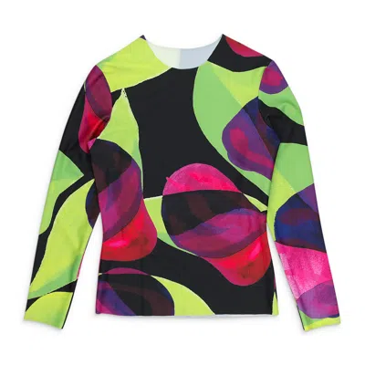 Louisa Ballou Long Sleeve Multi-color T-shirt
