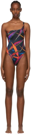 Louisa Ballou Multicolor Recycled Nylon One-piece Swimsuit In Strelitzia