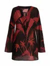 LOUISA BALLOU LOUISA BALLOU PRINTED SHORT KAFTANO