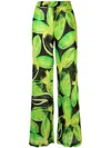 LOUISA BALLOU LOUISA BALLOU PRINTED WIDE LEG TROUSERS