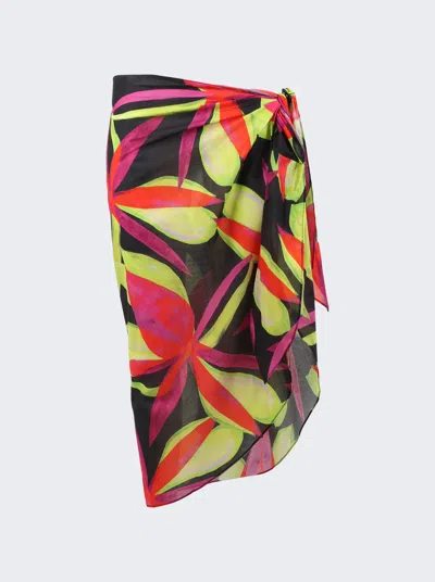 Louisa Ballou Sarong With Ties In Multi