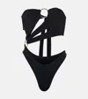 Louisa Ballou Black Sex Wax Swimsuit In Black
