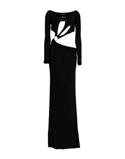 Louisa Ballou Woman Maxi Dress Black Size Xs Viscose, Elastane